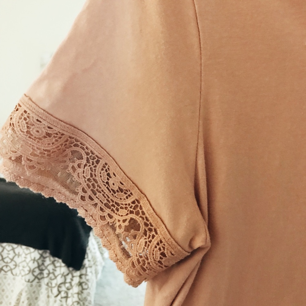 TOPSHOP LIGHT PINK TOP - Picture 2 of 3